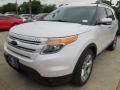 2015 White Platinum Ford Explorer Limited  photo #7