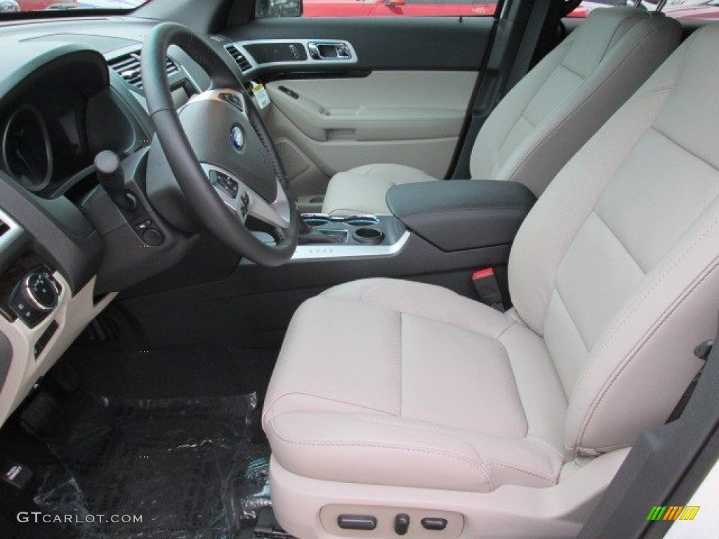 2015 Explorer Limited - White Platinum / Medium Light Stone photo #42