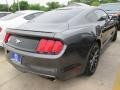 2015 Magnetic Metallic Ford Mustang EcoBoost Coupe  photo #8