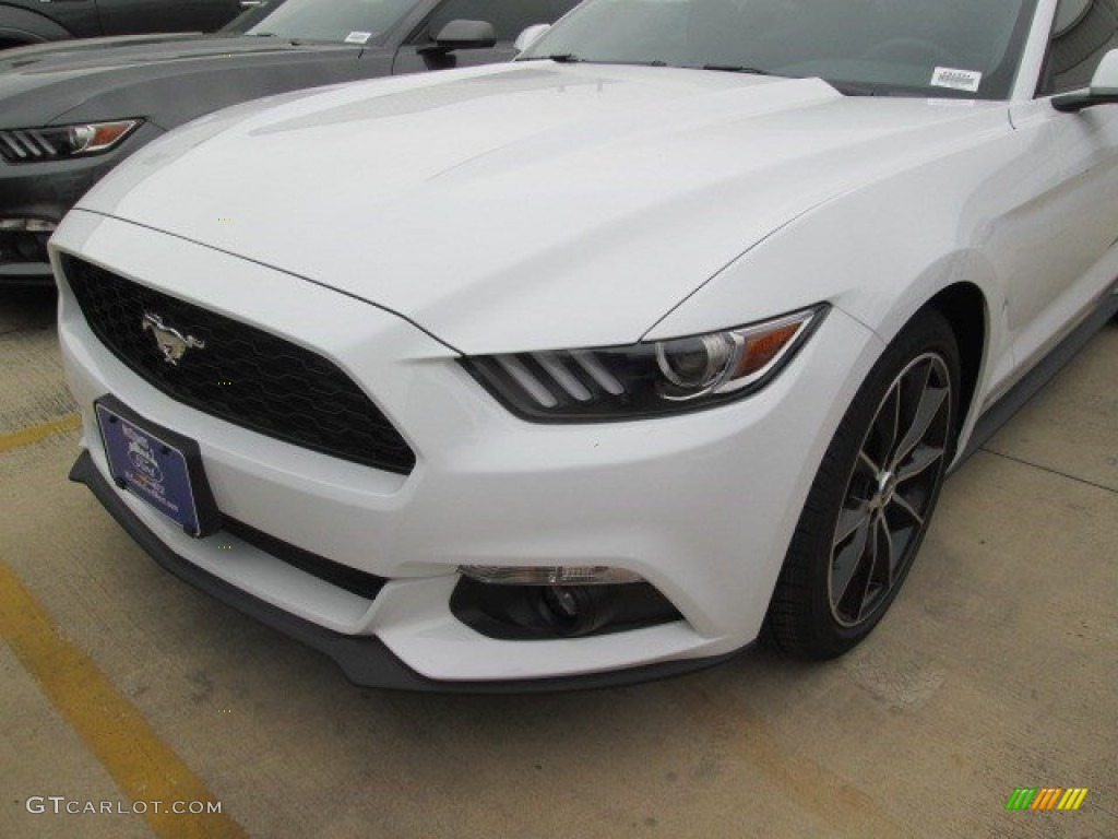 2015 Mustang EcoBoost Coupe - Oxford White / Ebony photo #5