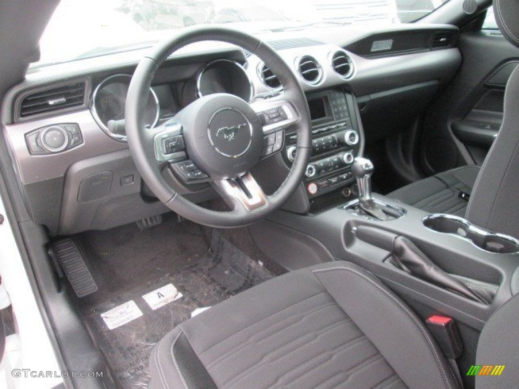 2015 Mustang EcoBoost Coupe - Oxford White / Ebony photo #13