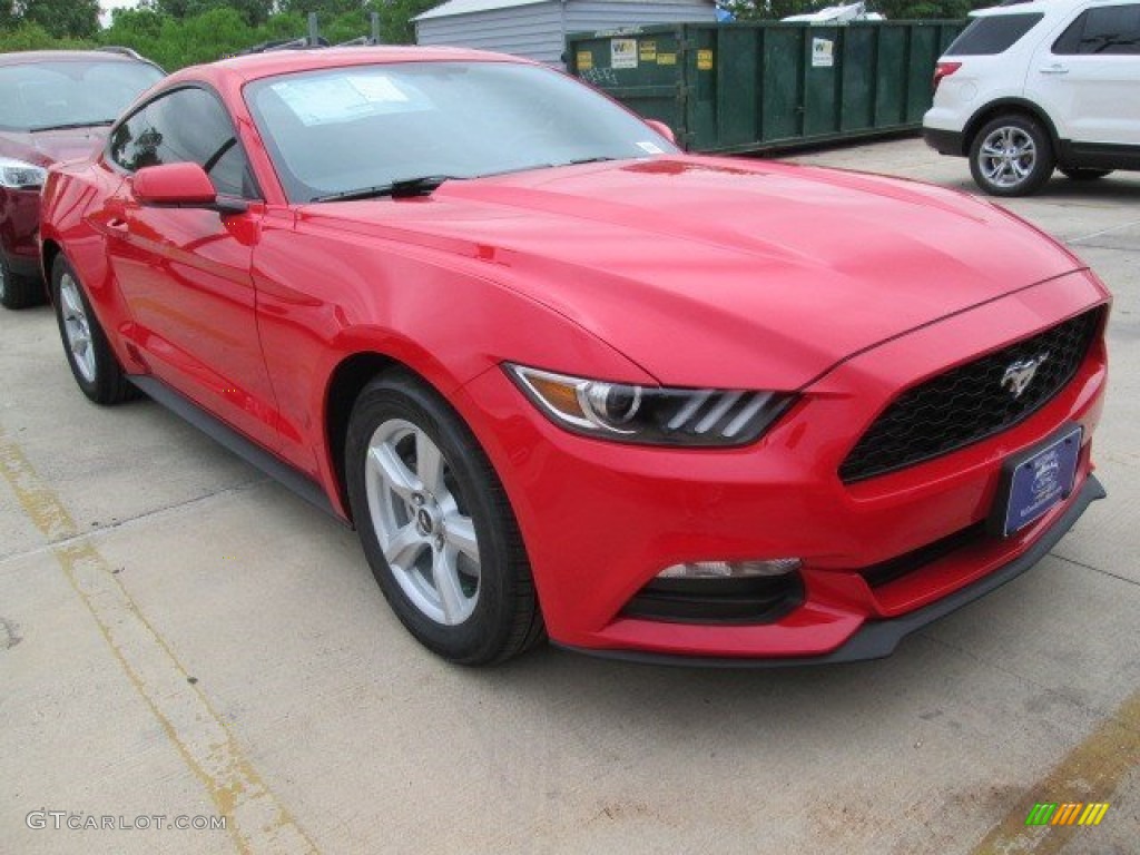 2015 Mustang V6 Coupe - Race Red / Ebony photo #1