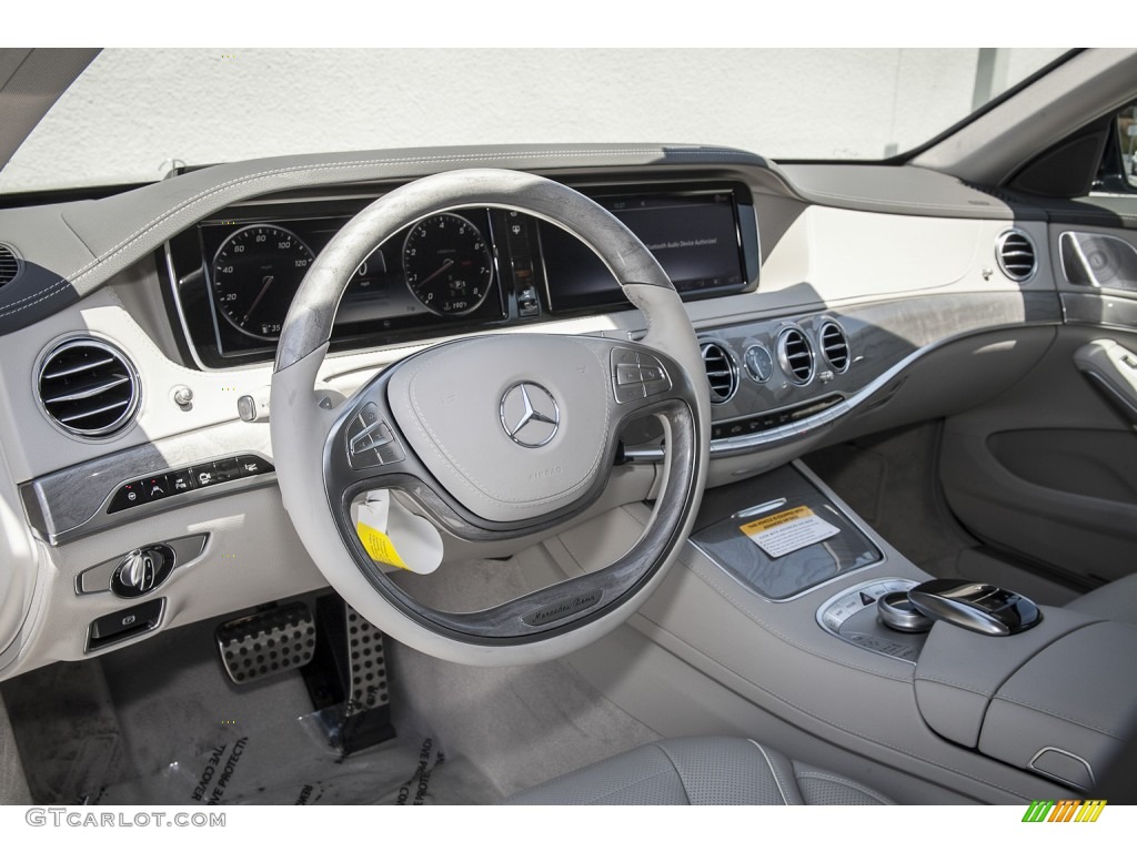 2015 S 550 Sedan - Anthracite Blue Metallic / Crystal Grey/Seashell Grey photo #5