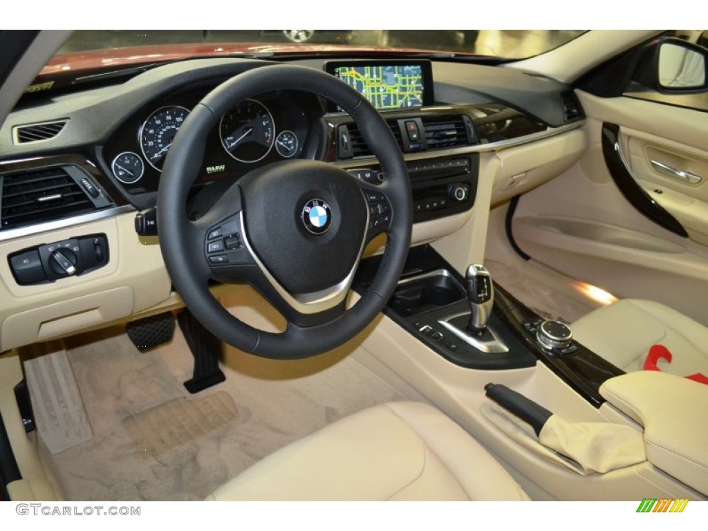 Venetian Beige Interior 2015 BMW 3 Series 328i Sedan Photo #103319035