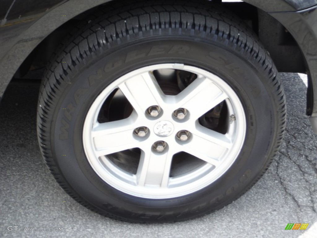 2008 Durango SLT 4x4 - Brilliant Black / Dark/Light Slate Gray photo #3