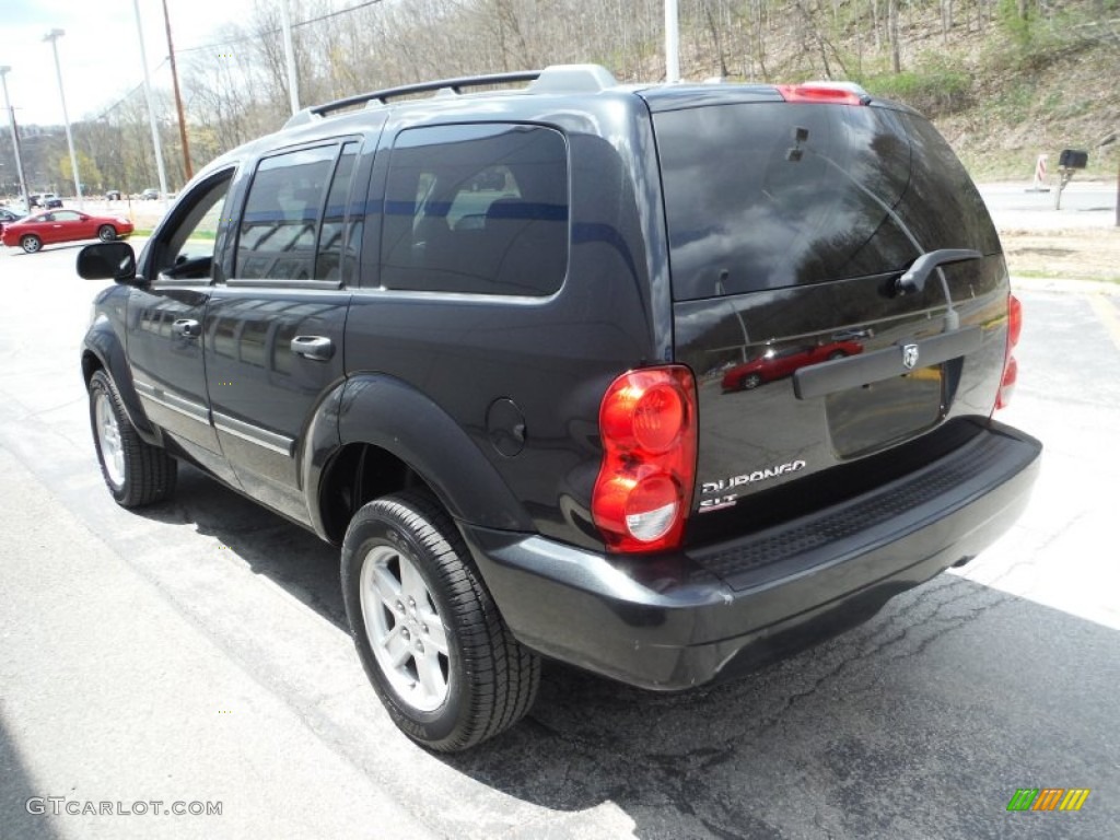 2008 Durango SLT 4x4 - Brilliant Black / Dark/Light Slate Gray photo #7