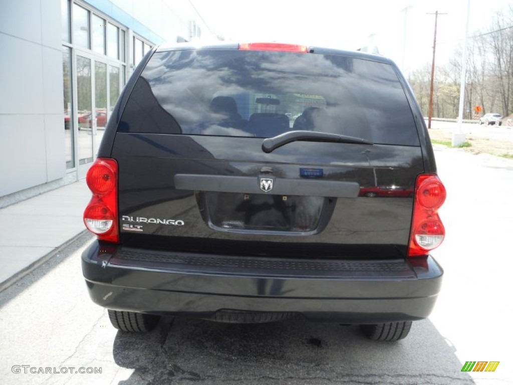 2008 Durango SLT 4x4 - Brilliant Black / Dark/Light Slate Gray photo #8