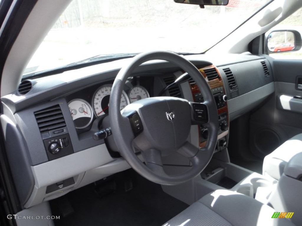 2008 Durango SLT 4x4 - Brilliant Black / Dark/Light Slate Gray photo #14
