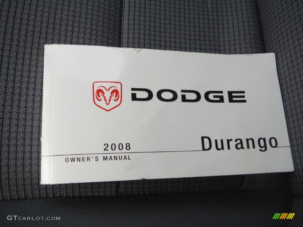 2008 Durango SLT 4x4 - Brilliant Black / Dark/Light Slate Gray photo #36