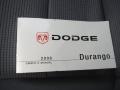 2008 Brilliant Black Dodge Durango SLT 4x4  photo #36