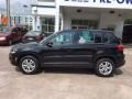 Deep Black Metallic - Tiguan S Photo No. 2
