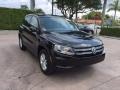 Deep Black Metallic - Tiguan S Photo No. 7