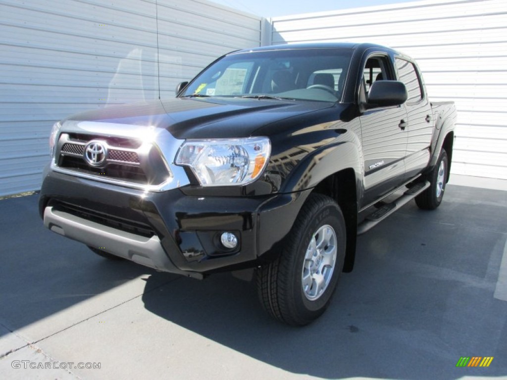 2015 Tacoma V6 PreRunner Double Cab - Black / Graphite photo #7