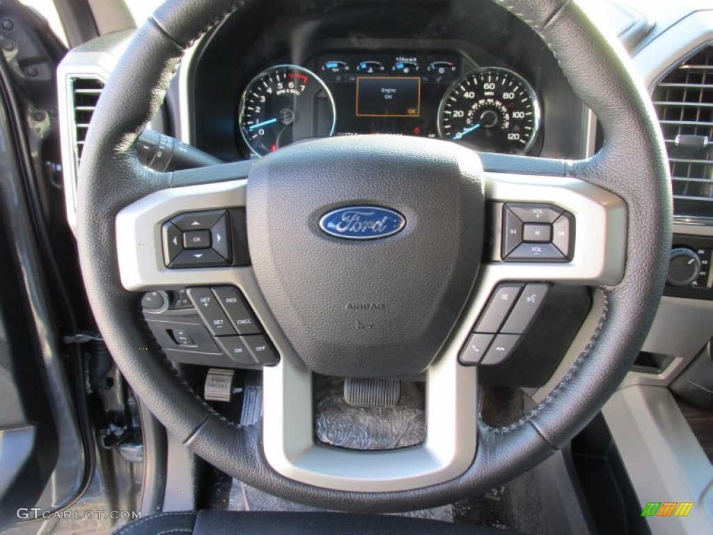 2015 Ford F150 Lariat SuperCrew 4x4 Steering Wheel Photos