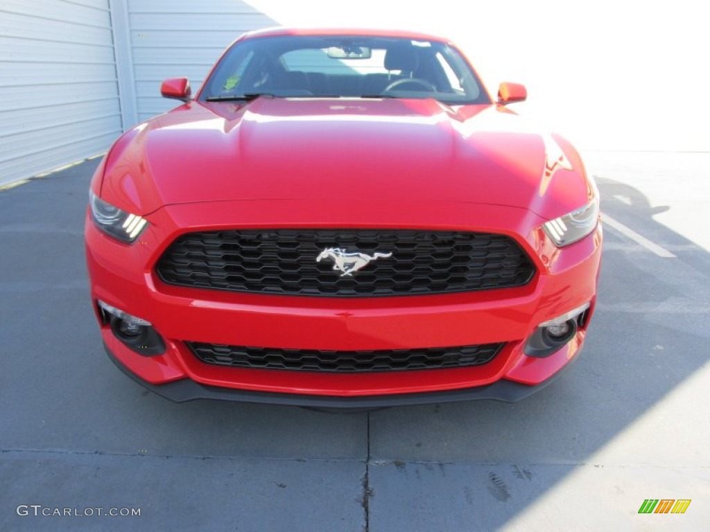 2015 Mustang EcoBoost Coupe - Race Red / Ebony photo #8