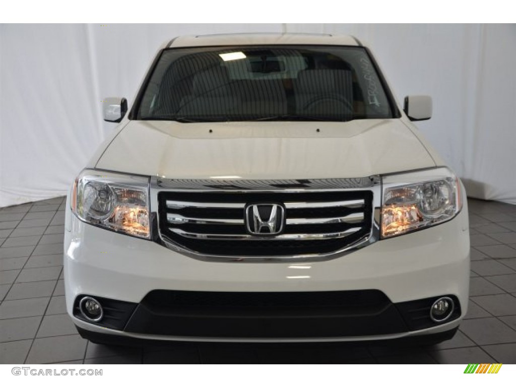 2015 Pilot EX-L - Taffeta White / Gray photo #2