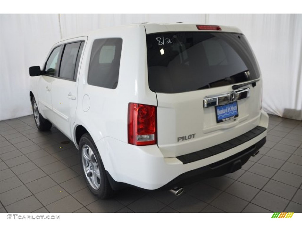 2015 Pilot EX-L - Taffeta White / Gray photo #5