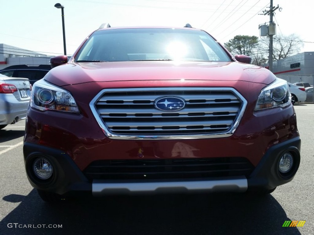 2015 Outback 2.5i Limited - Venetian Red Pearl / Warm Ivory photo #2