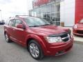 2009 Inferno Red Crystal Pearl Dodge Journey R/T AWD  photo #1