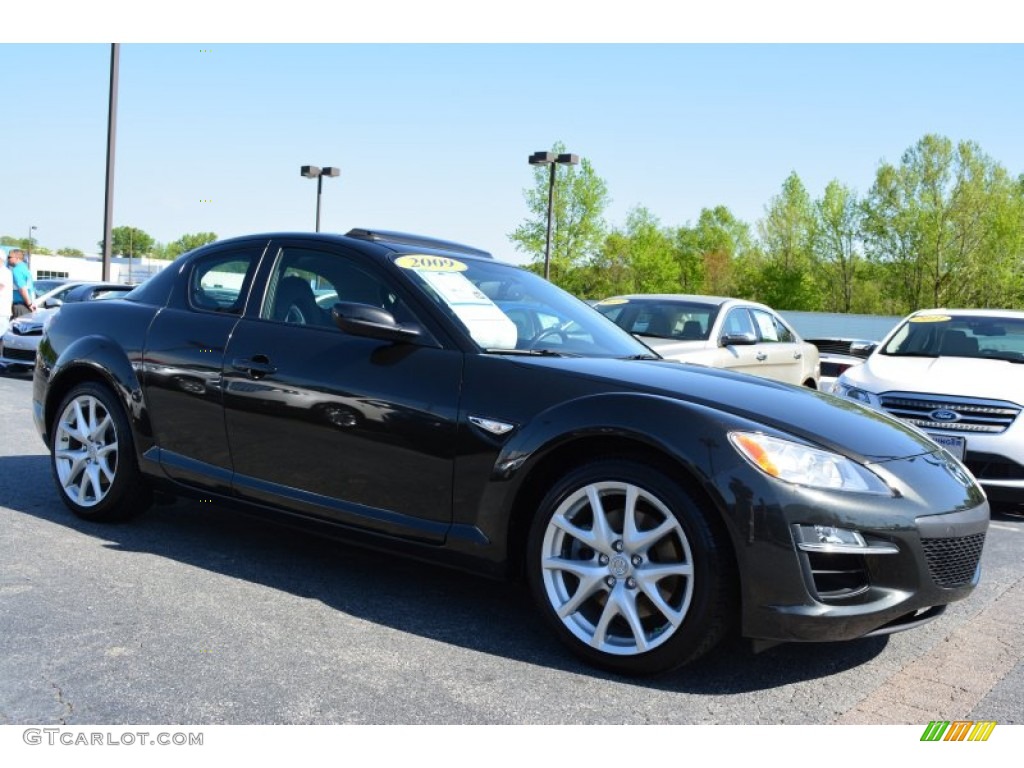 2009 RX-8 Grand Touring - Sparkling Black Mica / Black photo #1