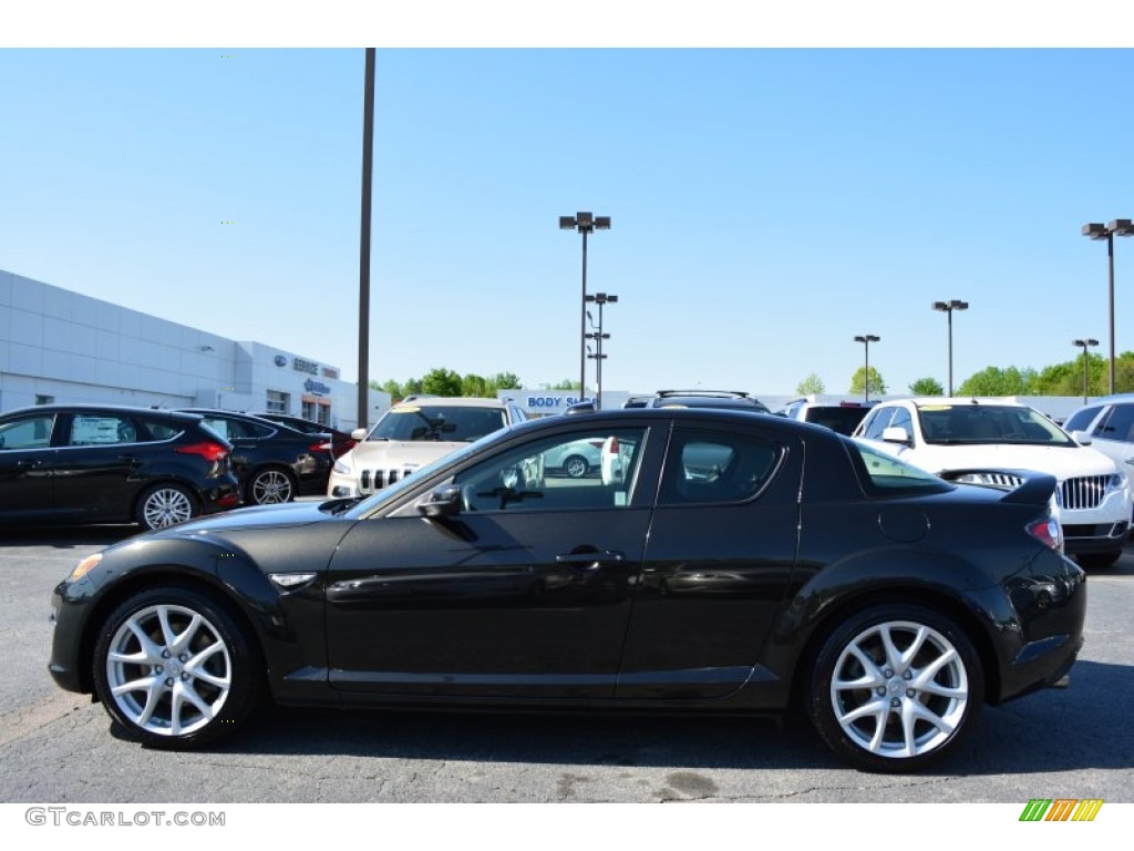 2009 RX-8 Grand Touring - Sparkling Black Mica / Black photo #6