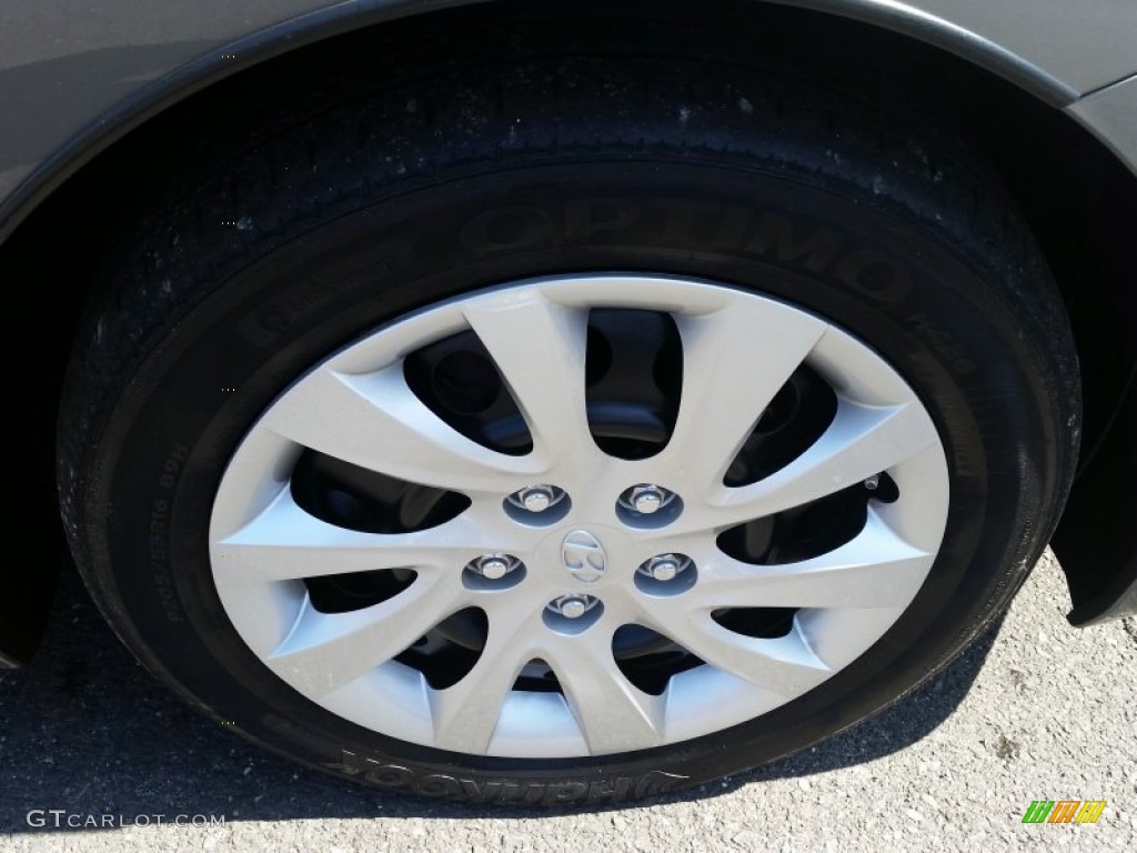 2012 Elantra GLS - Harbor Gray Metallic / Gray photo #4