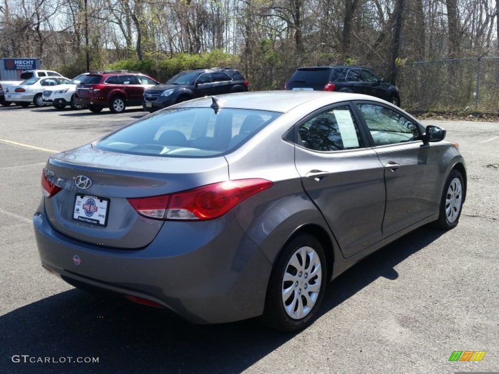 2012 Elantra GLS - Harbor Gray Metallic / Gray photo #7