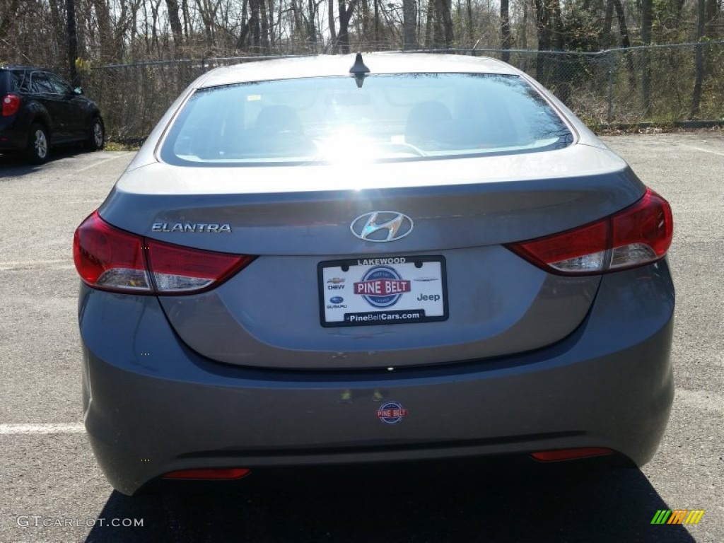 2012 Elantra GLS - Harbor Gray Metallic / Gray photo #8