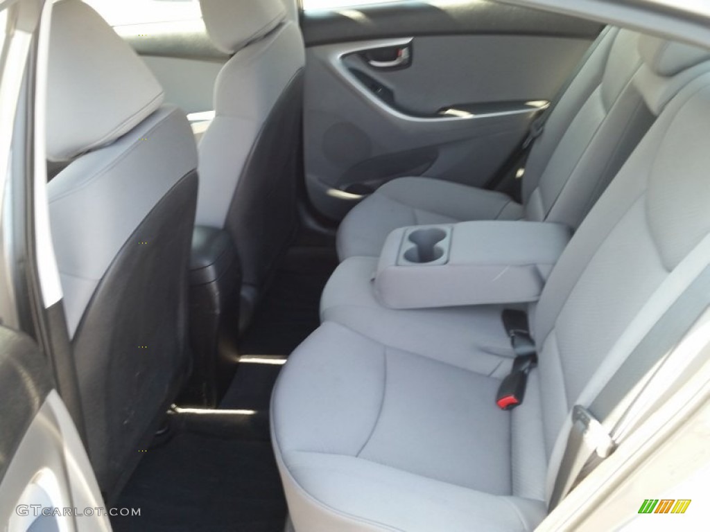2012 Elantra GLS - Harbor Gray Metallic / Gray photo #11