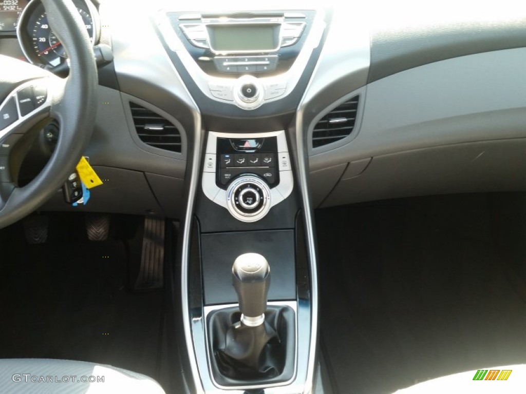 2012 Elantra GLS - Harbor Gray Metallic / Gray photo #14