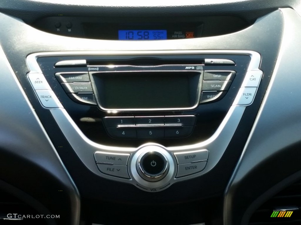2012 Elantra GLS - Harbor Gray Metallic / Gray photo #15