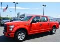 Race Red 2015 Ford F150 XL SuperCrew Exterior