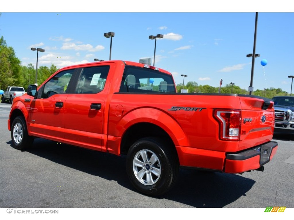 2015 F150 XL SuperCrew - Race Red / Medium Earth Gray photo #21