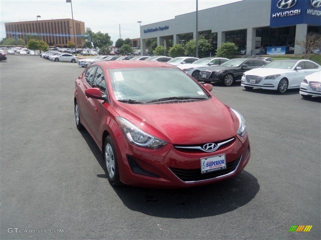 2016 Elantra SE - Red / Gray photo #1