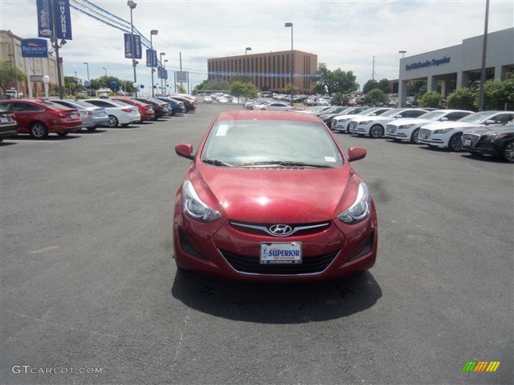 2016 Elantra SE - Red / Gray photo #2