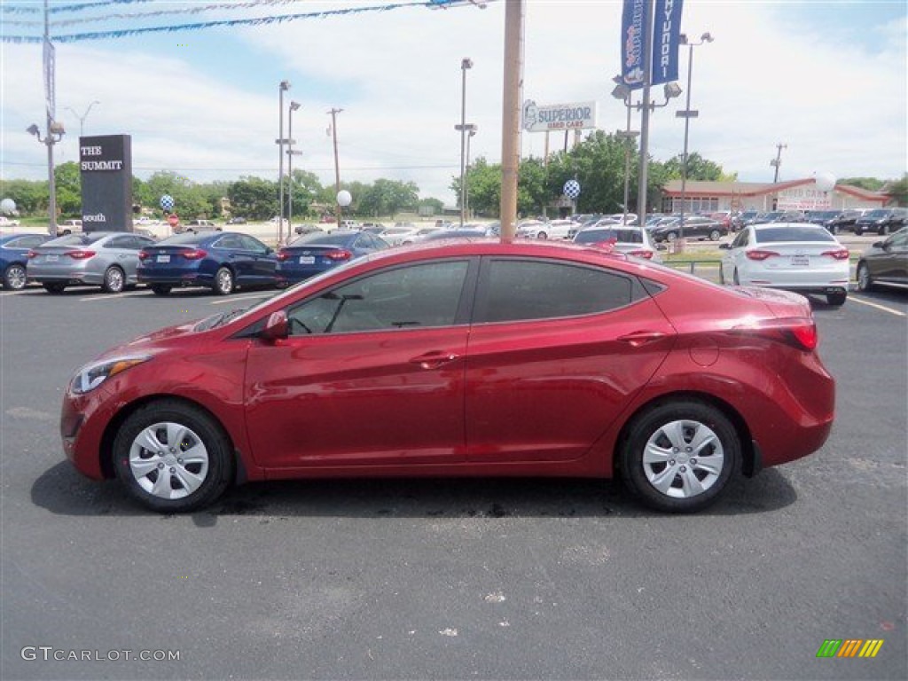 2016 Elantra SE - Red / Gray photo #5