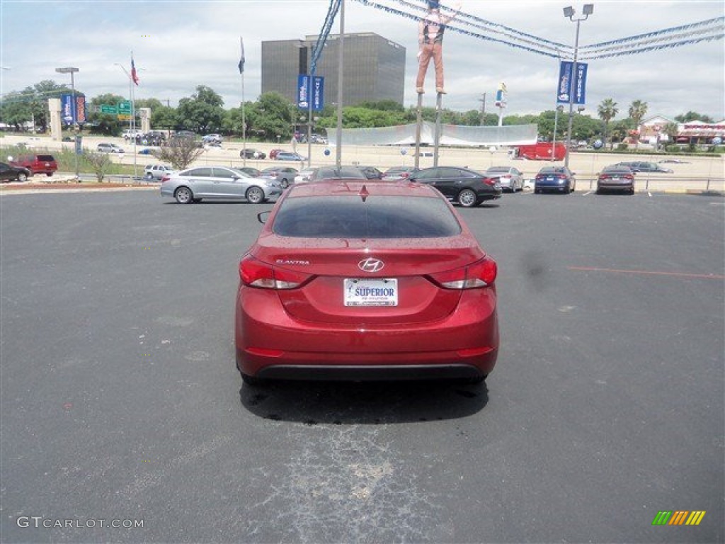 2016 Elantra SE - Red / Gray photo #7