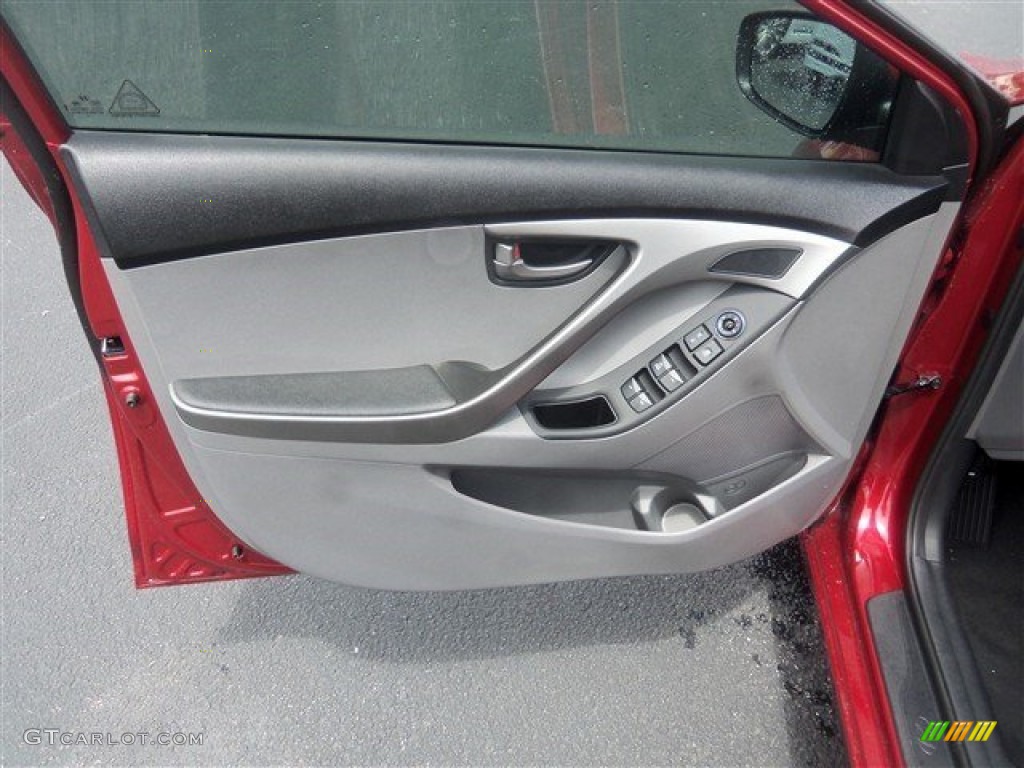 2016 Elantra SE - Red / Gray photo #14