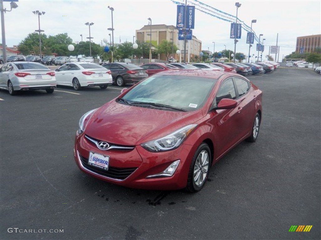 2016 Elantra SE - Red / Beige photo #3