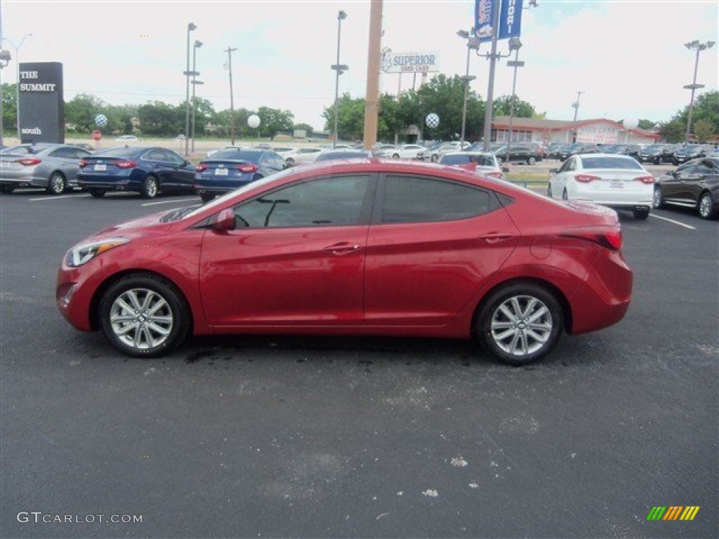 2016 Elantra SE - Red / Beige photo #5