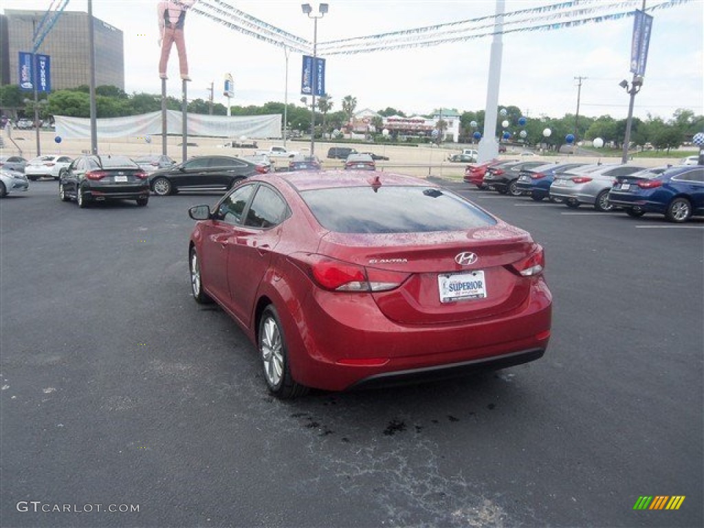 2016 Elantra SE - Red / Beige photo #6