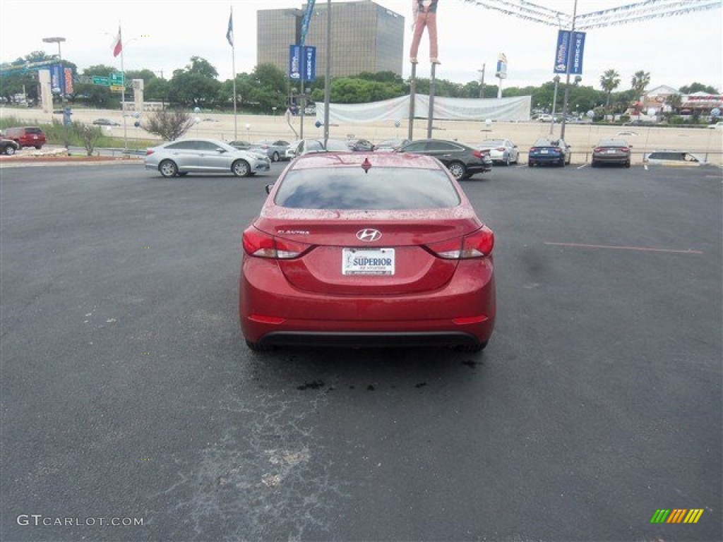 2016 Elantra SE - Red / Beige photo #7