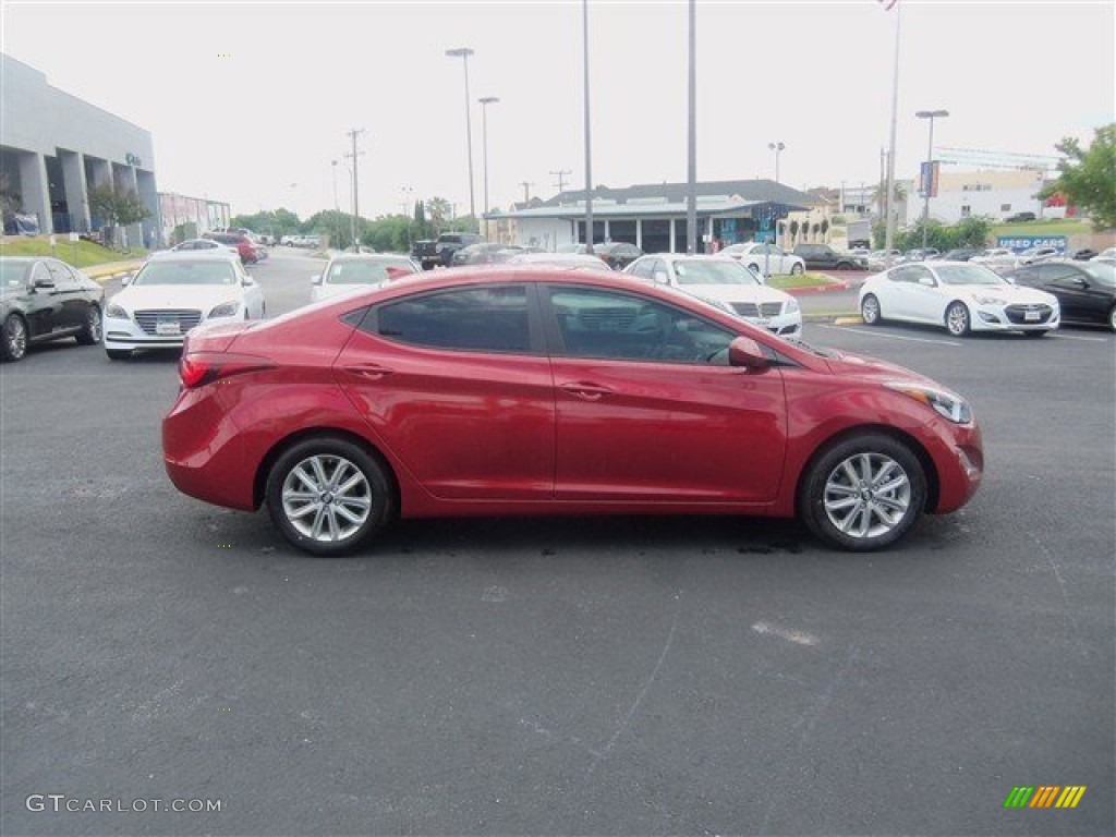 2016 Elantra SE - Red / Beige photo #9
