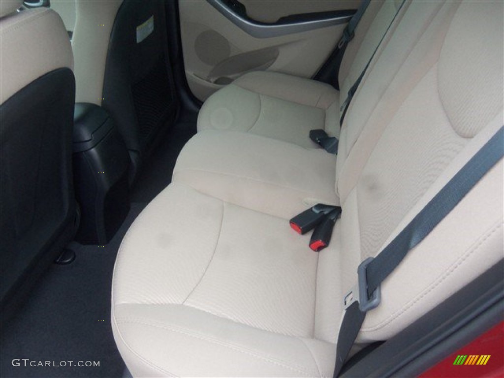 2016 Elantra SE - Red / Beige photo #12