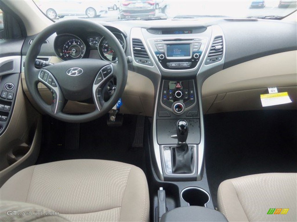 2016 Elantra SE - Red / Beige photo #13