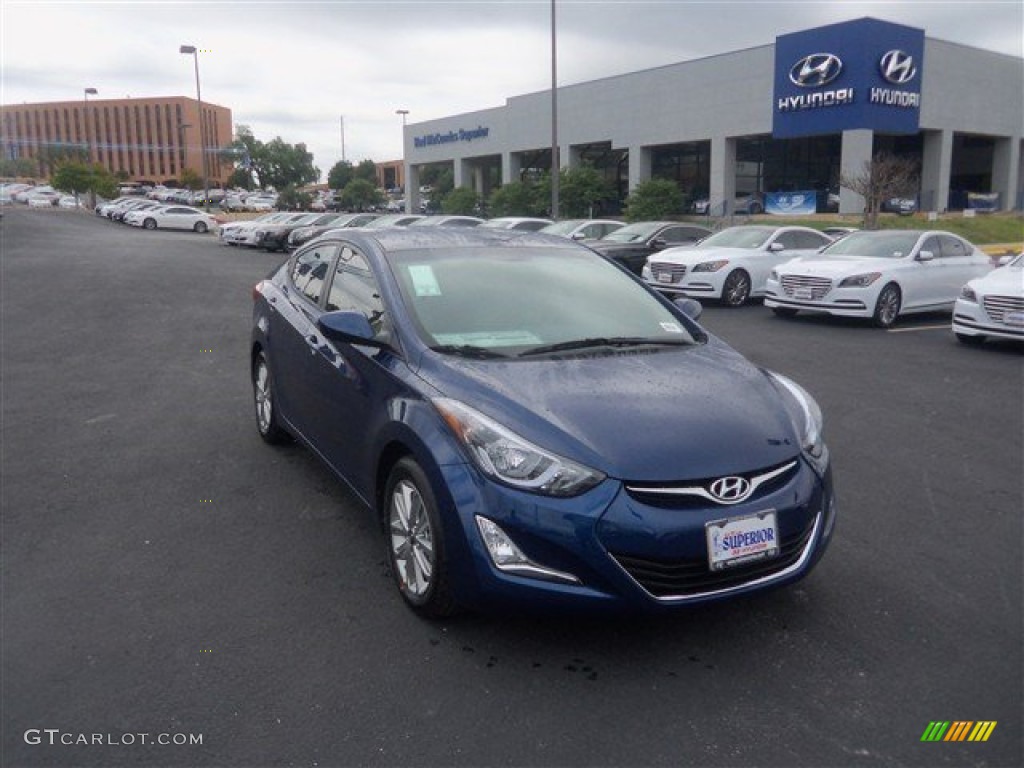 2016 Elantra SE - Blue / Beige photo #1