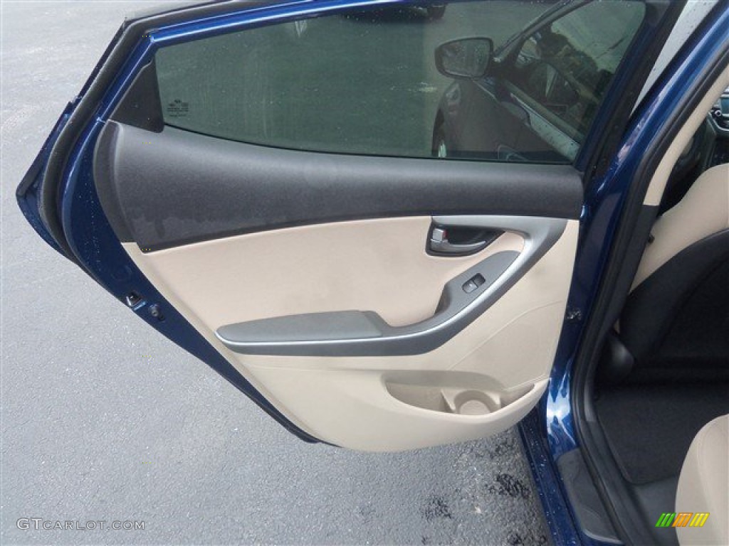 2016 Elantra SE - Blue / Beige photo #11