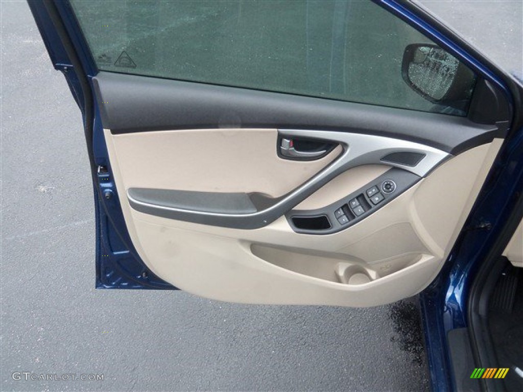 2016 Elantra SE - Blue / Beige photo #14