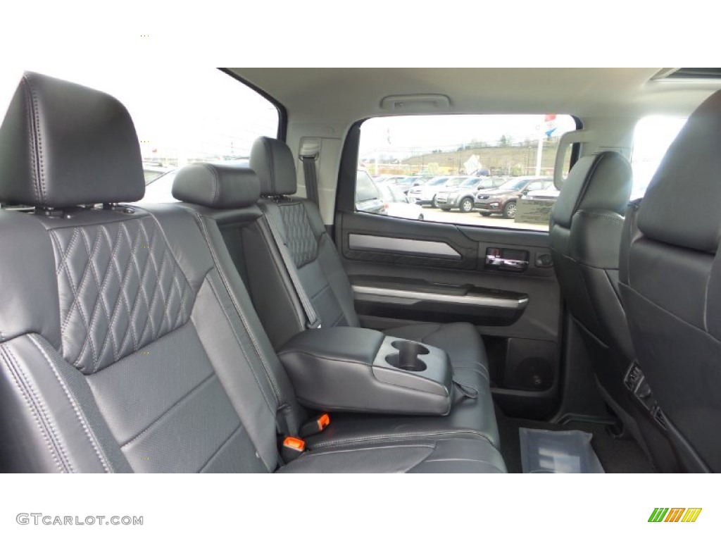 2015 Toyota Tundra Platinum CrewMax 4x4 Rear Seat Photo #103332452