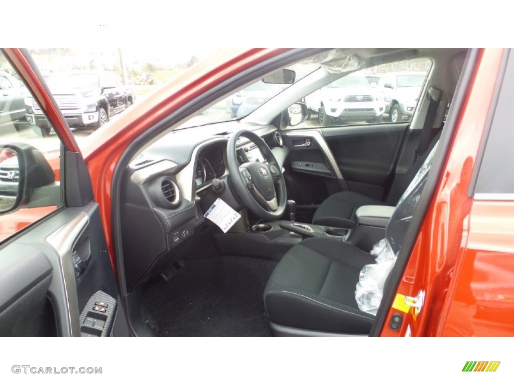 Black Interior 2015 Toyota RAV4 XLE Photo #103333130